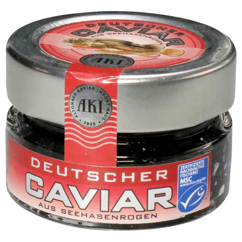 Aki Deutscher Kaviar aus Seehasenrogen 50g